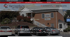 Desktop Screenshot of harrisonburgsmiles.com